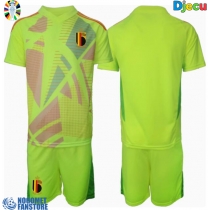 Belgija Golmanski Gostujuci Dres za djecu EP 2024 Kratak Rukav (+ Kratke hlače)